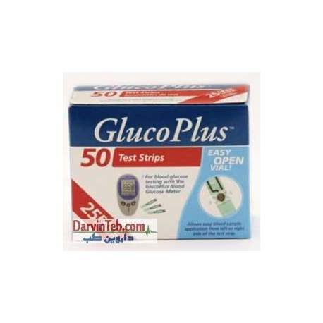 نوار تست قند خون گلوکو پلاس Glucoplus